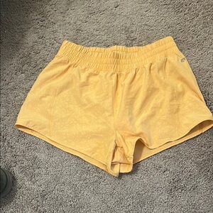 Women's light orange  Athletic Shorts